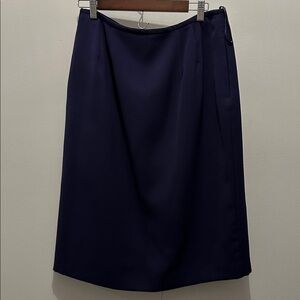 Valerie Stevens Dark Blue Pencil Skirt Size 14